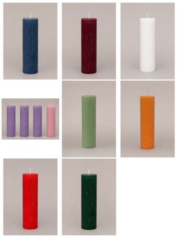 Rusztikus gyertya 70×250mm 1db/cs. 5999544213944