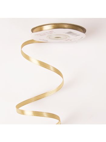 Szatén szalag 6mm x 22.86m - Arany