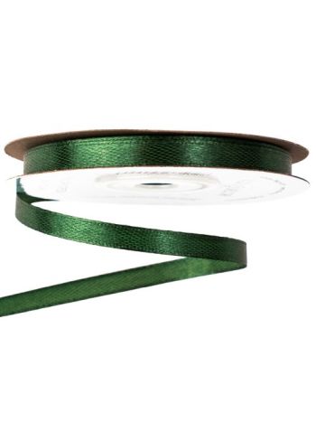 Szatén szalag 6mm x 22.86m - Sötétzöld
