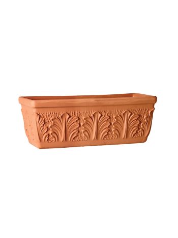 Roma agyag balkonláda terrakotta 36cm