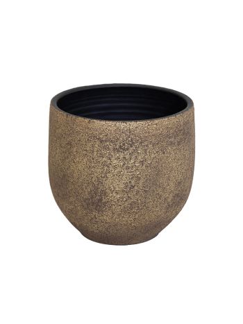 Puro kerámia kaspó arany 15x14cm