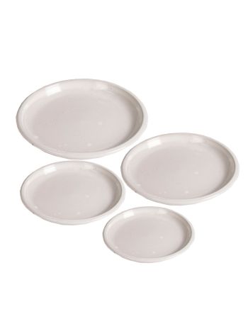 Sydney kerámia alátét szett fehér 20x2-5-34x4cm S4