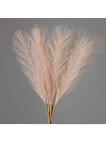Pampafű műnövény köteg- 10 szálas- 56.6cm magas - Púder bézs
