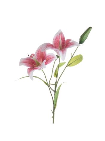 Liliom művirág- 57.5cm magas - Rózsaszín  AF042-02