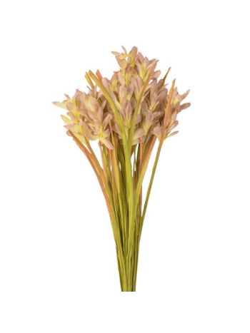 Kardvirág selyemvirág csokor- 57cm magas - Barnás zöld  AF049-01