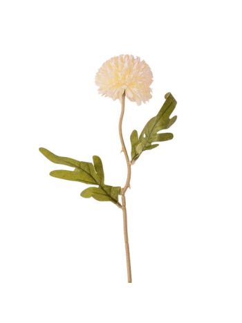 Dandelion selyemvirág szál- 38cm magas - Ekrü  AF056-02