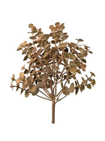 Eukaliptusz műnövény ág- 33cm magas - Sárga