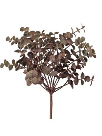 Eukaliptusz műnövény ág- 33cm magas - Világosbarna