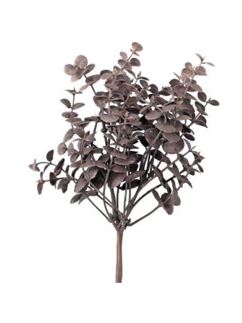 Eukaliptusz műnövény ág- 33cm magas - Sötétbarna