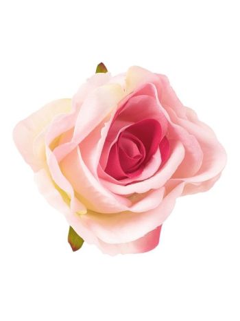 Bársony rózsafej- 8cm - Rose pink AF122-02 12db/csomag