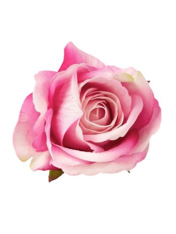 Bársony rózsafej- 8cm - Rózsaszín AF122-03 12db/csomag