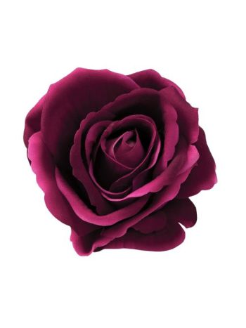 Bársony rózsafej- 8cm - Bordó AF122-06 12db/csomag