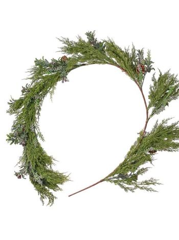 Csüngő téli műnövény tobozokkal- 150cm hosszú