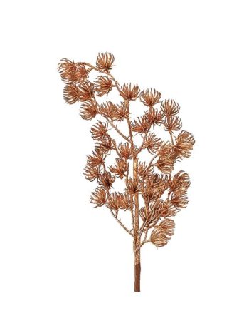 Metál dekor ág- magasság: 44cm - Arany