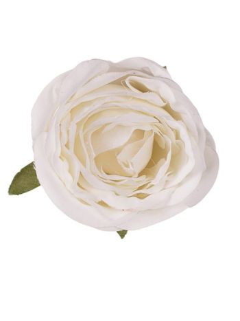 Peónia selyemvirág fej- 5.5cm - Fehér