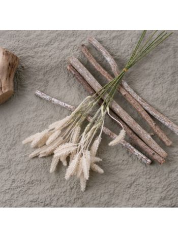 Setaria műnövény köteg- 43cm magas - Ekrü