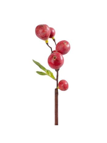 Füge ág- 39cm magas - Piros