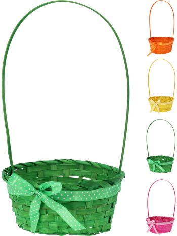 Bambuszkosár több színben (H575)