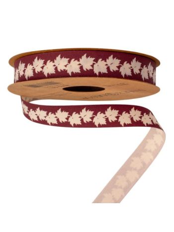 Őszi pamut díszítő szalag 15mm x 10m