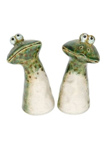 Béka álló kerámia 6-7x5x12-4 cm zöld 2 féle DD67332