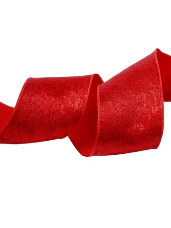 Metál textil szalag 38mm x 10m - Piros