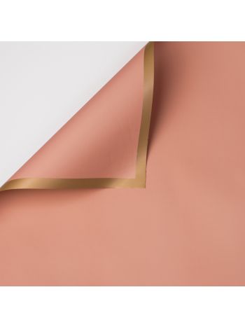 Aranykeretes fólia ív 58 x 58cm- 20db - Púder Bézs