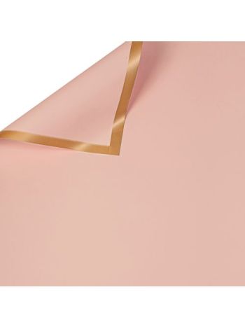 Aranykeretes fólia ív 58 x 58cm- 20db - Púder rózsaszín