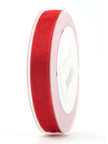 Organza 6mm- piros 50m D135006123