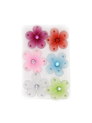 VIRÁG MÁGNES 6/3600 KÖVES 6 cm 6 SZÍN