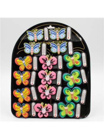 HŰTŐMÁGNES 16/1440 LEPKÉS HŐMÉRŐVEL 6x5 cm 4 SZÍN