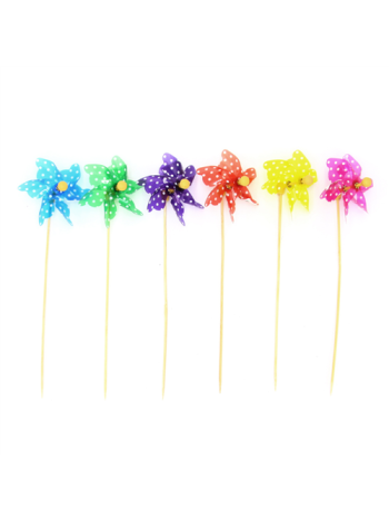 SZÉLFORGÓ PÖTTYÖS 12/1200 28x9 cm 6 SZÍNBEN