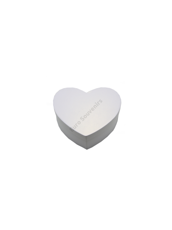 PAPÍRDOBOZ SZÍV 6/240 11x10x5 cm FEHÉR