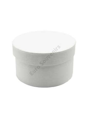 PAPÍRDOBOZ KEREK 4/96 14x8 cm FEHÉR