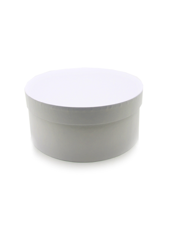 PAPÍRDOBOZ KEREK  6/240 10x5-5 cm FEHÉR