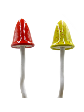 GOMBA SZÁRRAL 1/12 40 CM PIROS-SÁRGA ES05731