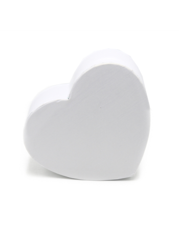 PAPÍRDOBOZ SZÍV 1/36 22-5x20x9-5 cm FEHÉR