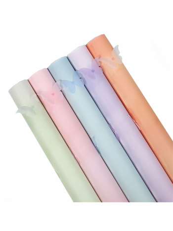 CSOMAGOLÓPAPÍR 10 DB LEPKÉS 1/100 58X50 CM 5 SZÍNBEN