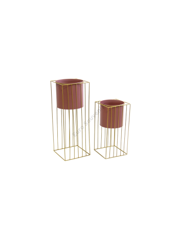 VIRÁGTARTÓ 2 DB 1/4 MÁLYVA 50x23; 71x26 cm