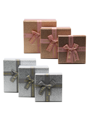 PAPÍRDOBOZ 3 DB 1/36 19x19x9; 17x17x8; 15x15x6-5 cm 2 SZÍNBEN