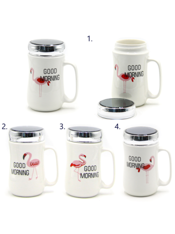 BÖGRE FLAMINGÓS TETŐVEL 1/60 7-5x13-5 cm 4 FÉLE