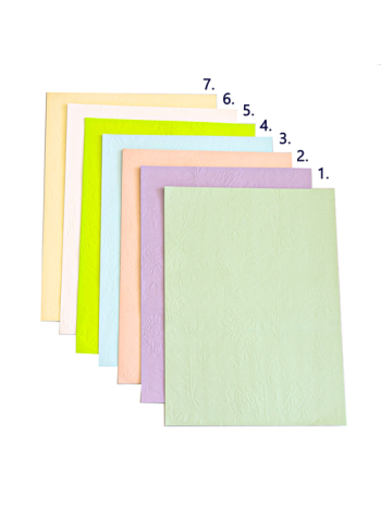 CSOMAGOLÓPAPÍR NYOMOTT MINTÁS 10 DB 1/100 52x38 cm 7 SZÍNBEN