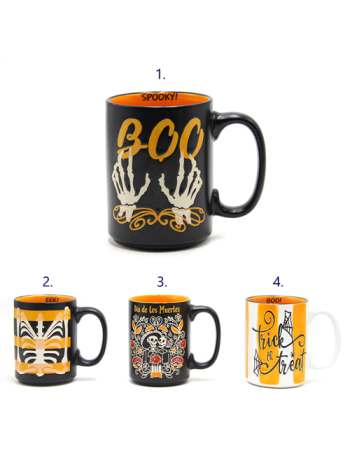 BÖGRE HALLOWEEN 12/48 8-7x11-8 cm 4 FÉLE ES08518