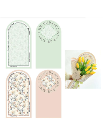 CSOMAGOLÓPAPÍR ANYÁK NAPI 10 DB 1/100 26X49 cm 2 SZÍNBEN