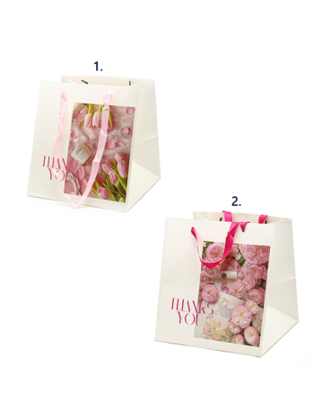 PAPÍRTÁSKA 3/120 28x28x30 cm 2 FÉLE