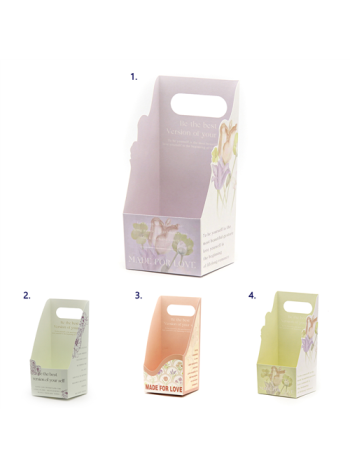 VIRÁGTASAK 3/300 12x10x26 cm 4 SZÍNBEN