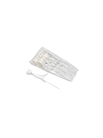 PÁLCÁS SZÍV 12 DB 1/300 21 cm FEHÉR ES08882