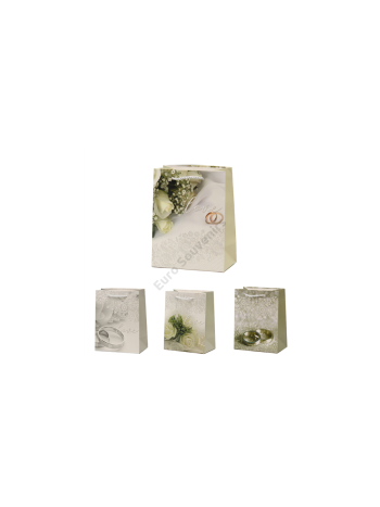 AJÁNDÉKTASAK ESKÜVŐS 12/720 18x23x10 cm 4 FÉLE