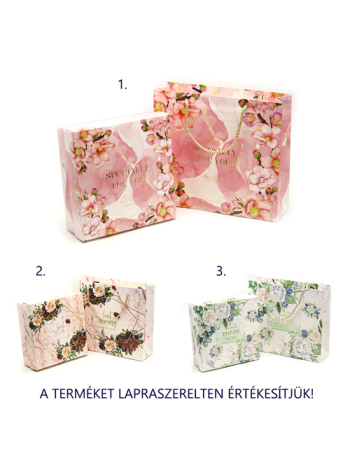 AJÁNDÉKTASAK+DOBOZ 1/250 20x20x7 cm 3 FÉLE