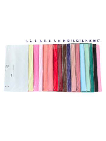 CSOMAGOLÓFÓLIA 20 DB 1/100 57x57 cm 17 SZÍNBEN