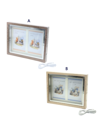 KÉPKERET LEDES DUPLA 1/24 26-5x21 cm (FOTÓ 10x15 cm) 2 SZÍNBEN